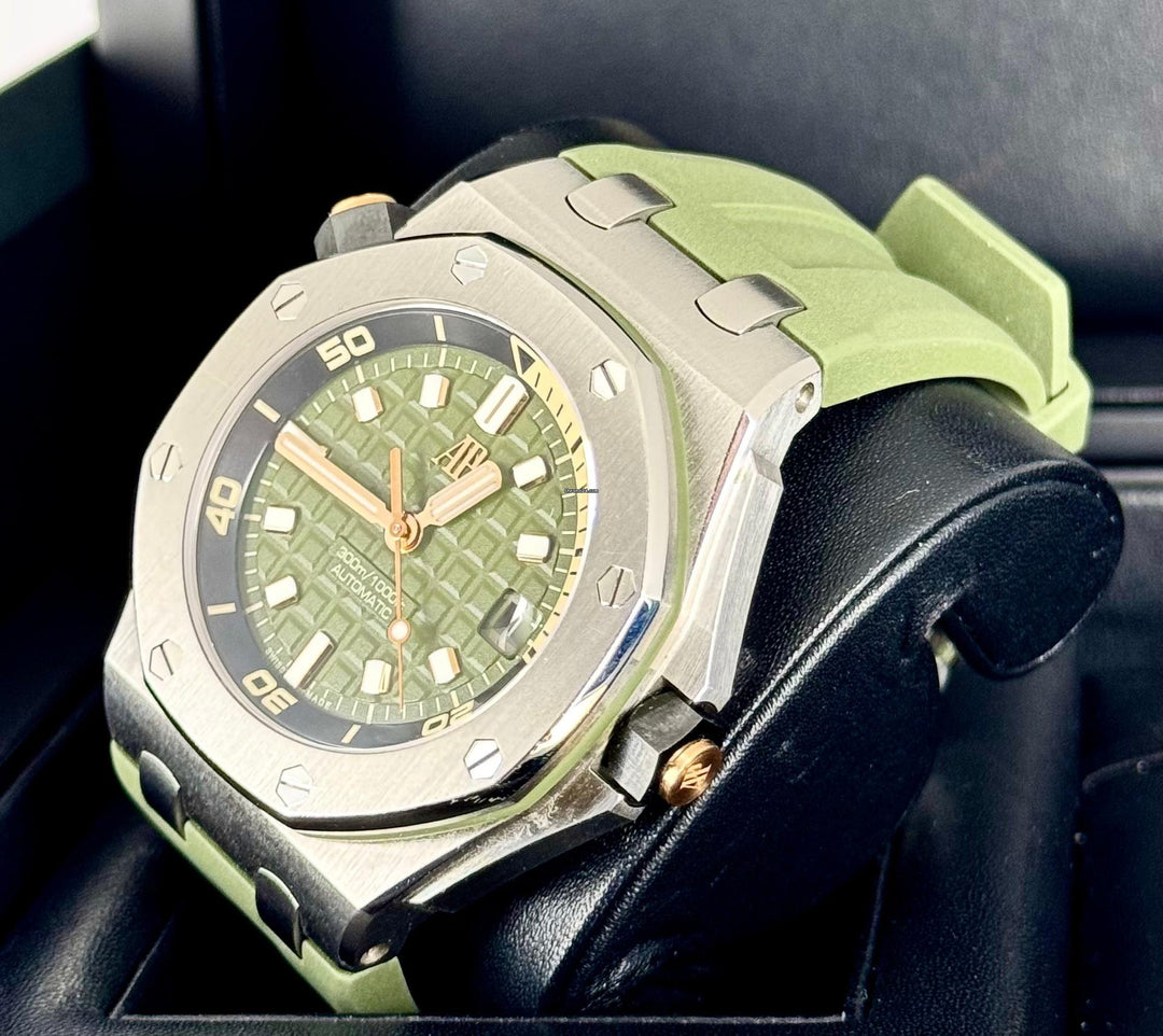 Audemars Piguet Royal Oak Offshore Diver 42mm Diver Khaki 2021 Full Set