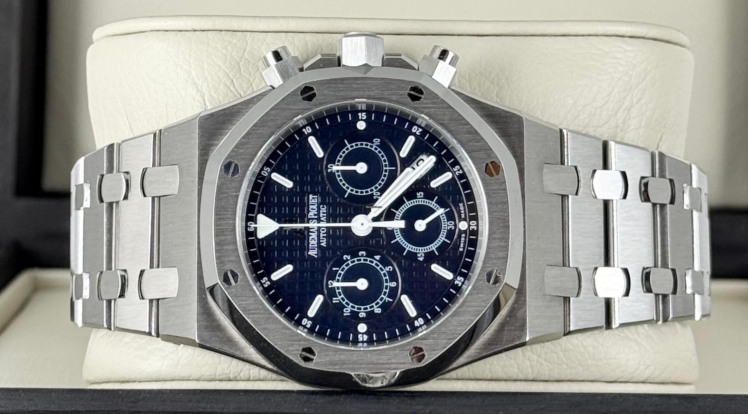 Audemars Piguet Royal Oak Chronograph Blaues Zifferblatt Full Set 2012