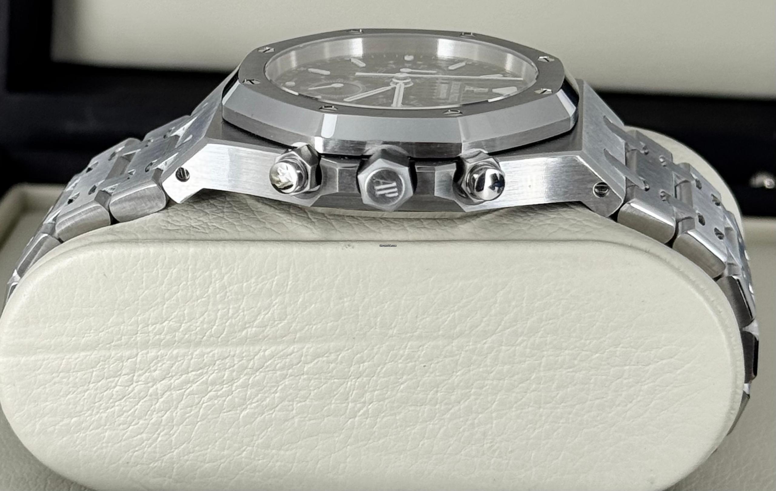 Audemars Piguet Royal Oak Chronograph Blaues Zifferblatt Full Set 2012