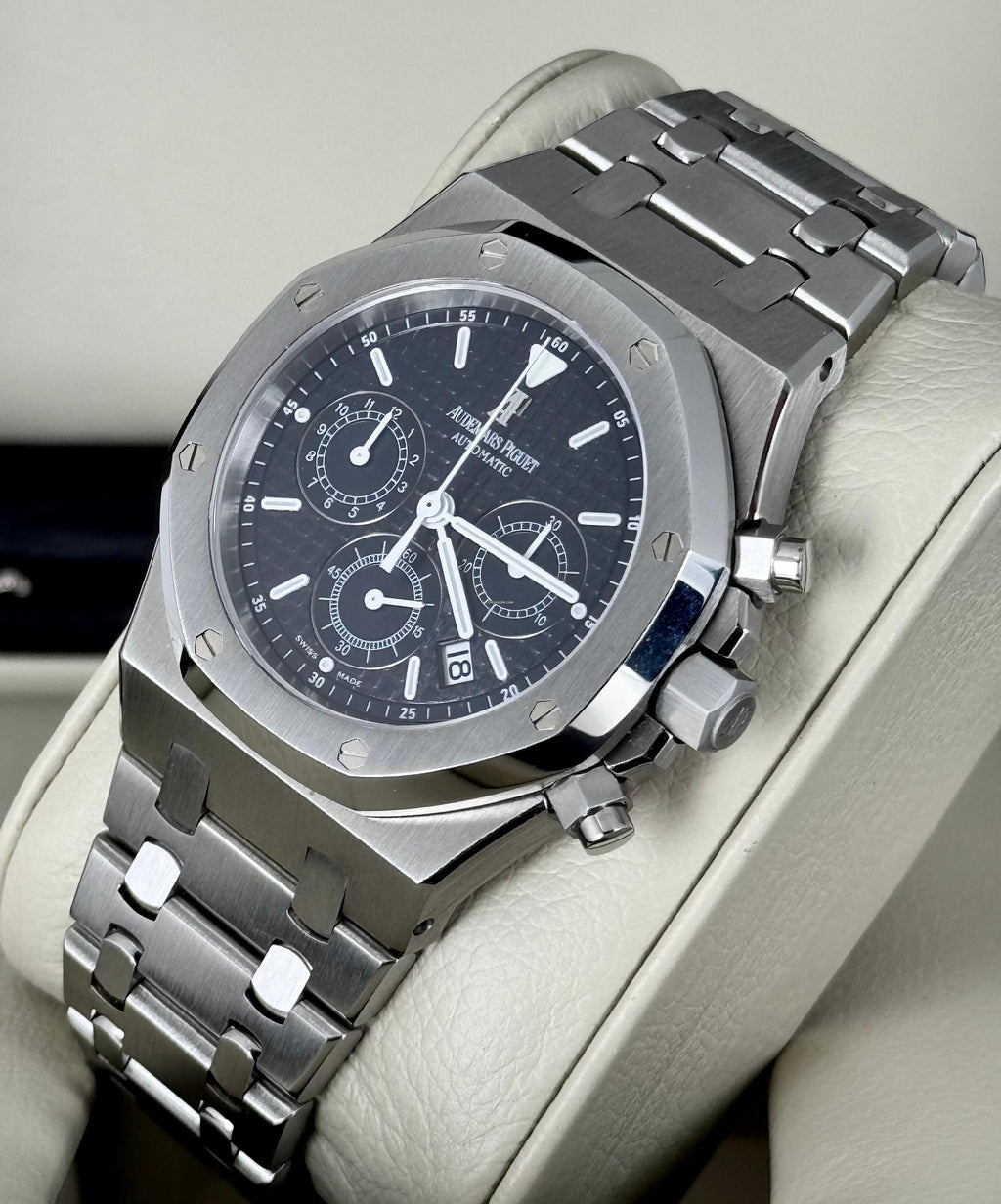 Audemars Piguet Royal Oak Chronograph Blaues Zifferblatt Full Set 2012