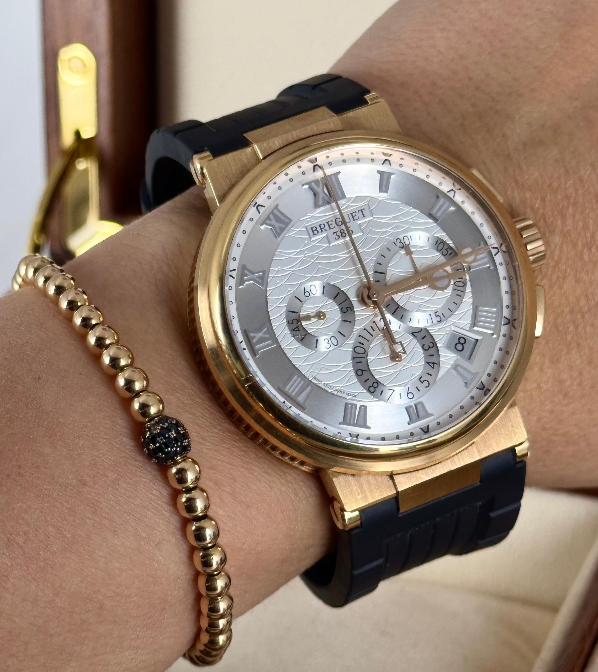 Breguet Marine Chronograph neues Modell 2022 mit Box & Papieren