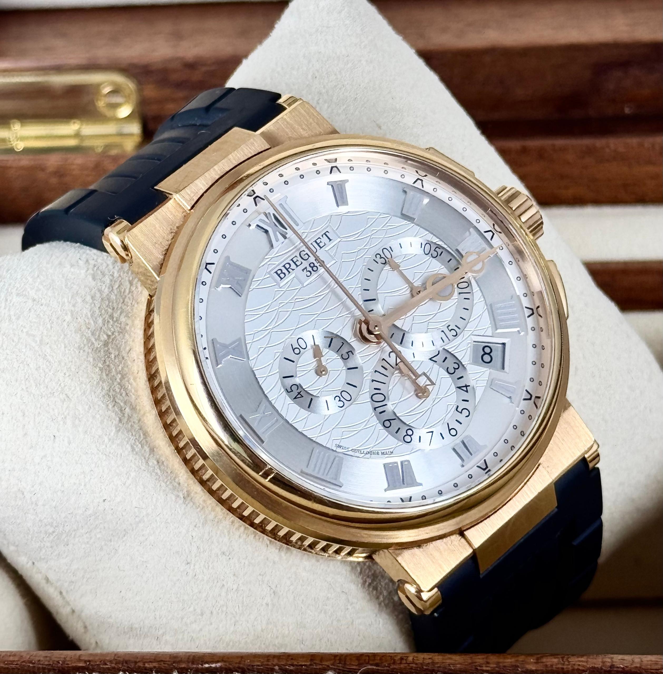 Breguet Marine Chronograph neues Modell 2022 mit Box & Papieren