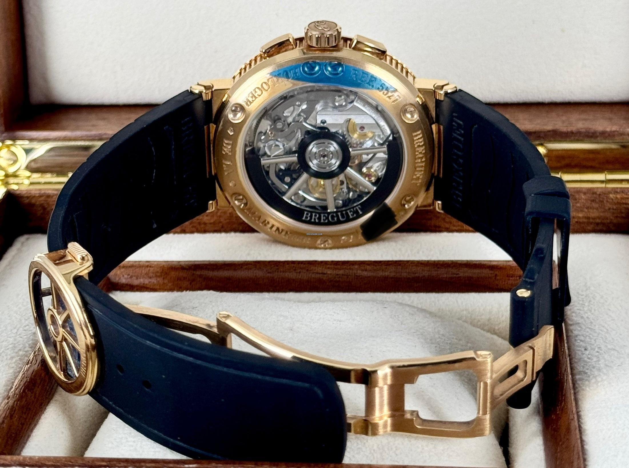 Breguet Marine Chronograph neues Modell 2022 mit Box & Papieren