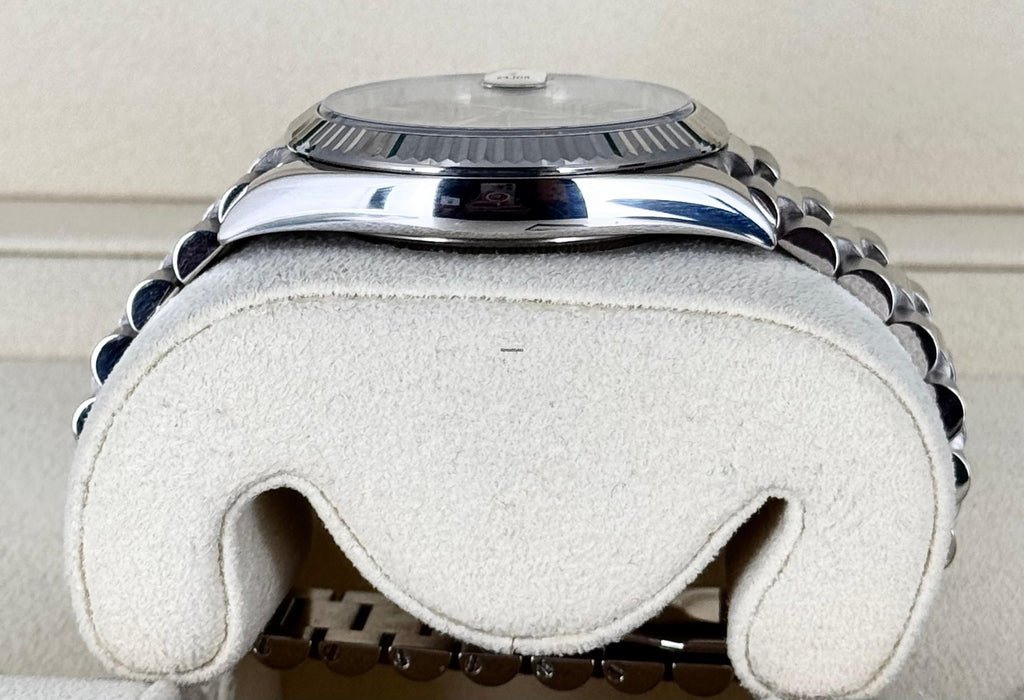 Rolex Day-Date 40 blaues Zifferblatt, 2019, Komplettset, EU-Papiere