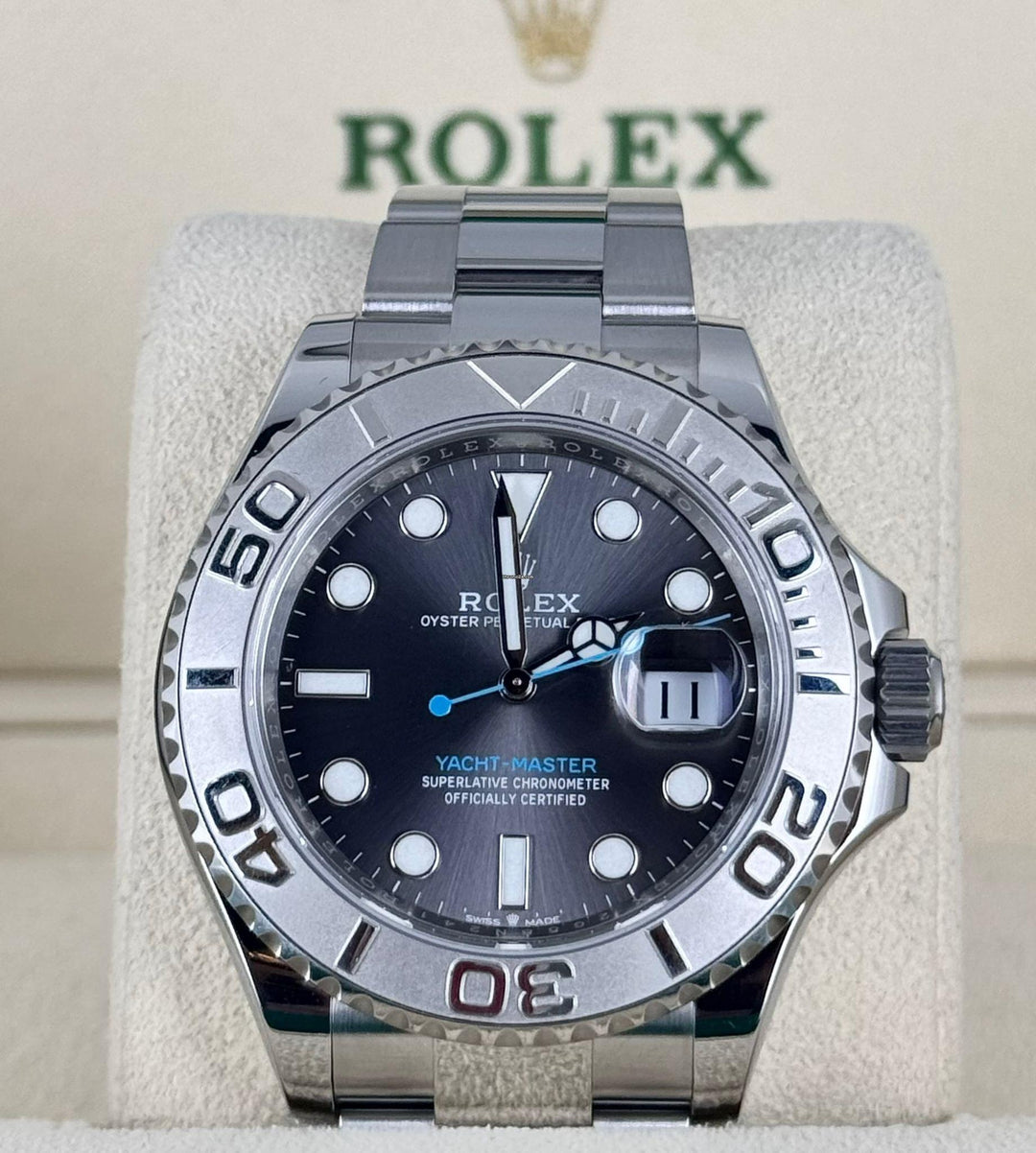 Rolex Yacht-Master 40 Grey 2021 Like New Full Set