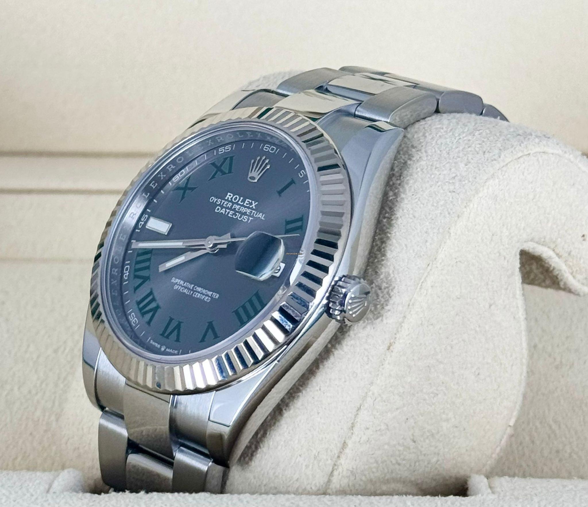 Rolex Datejust 41 Wimbledon Weißgoldlünette 2018 Komplettset