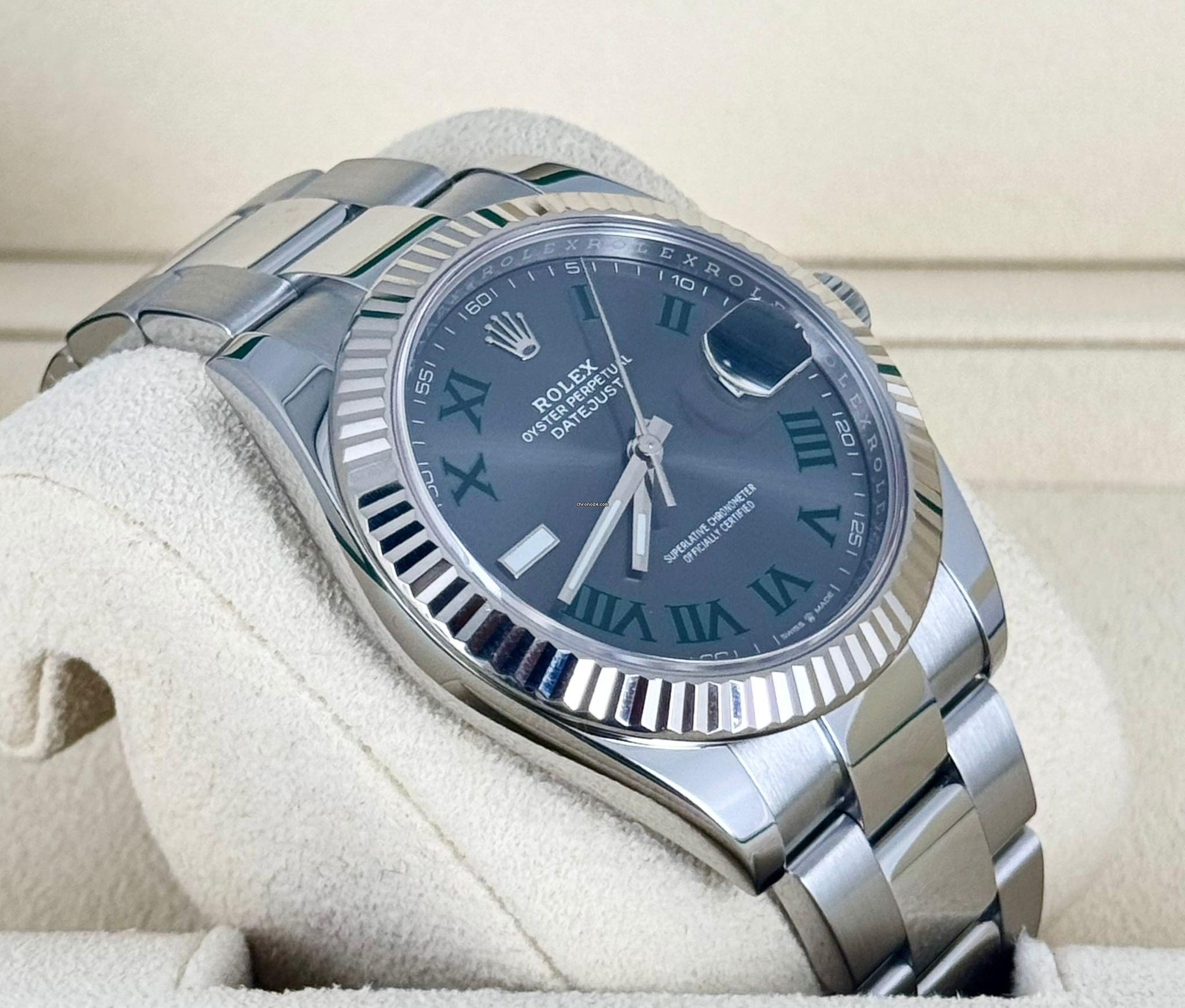 Rolex Datejust 41 Wimbledon Weißgoldlünette 2018 Komplettset
