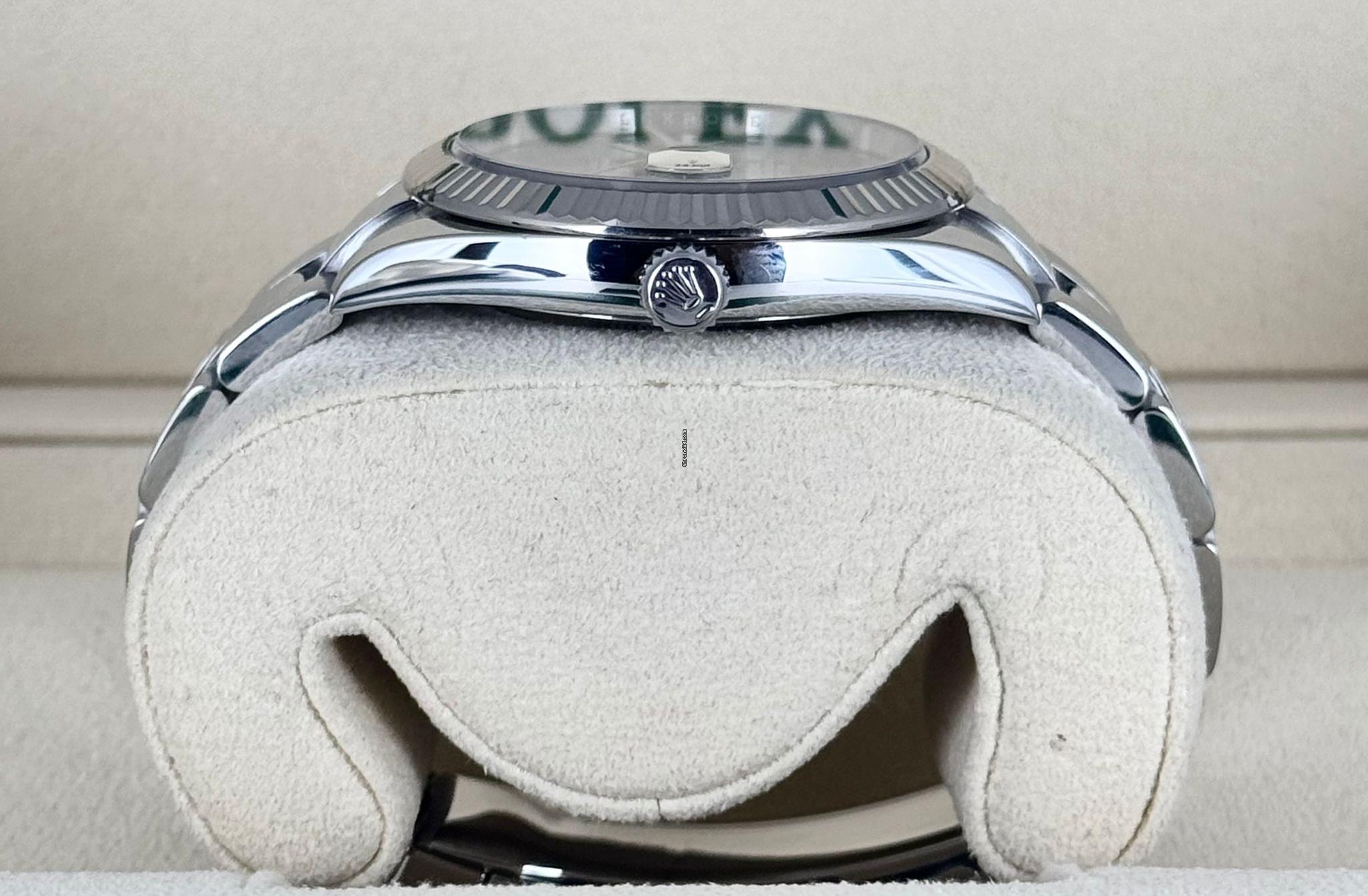 Rolex Datejust 41 Wimbledon Weißgoldlünette 2018 Komplettset