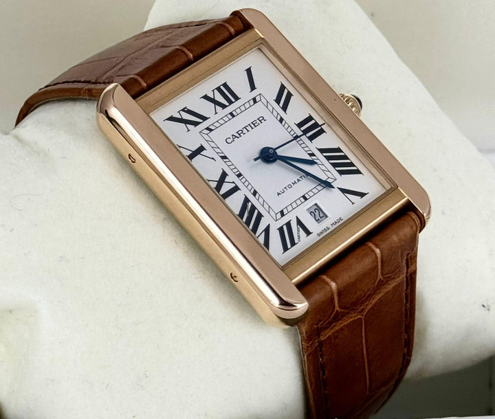 Cartier Tank Solo XL Rose Gold With Box and Papers