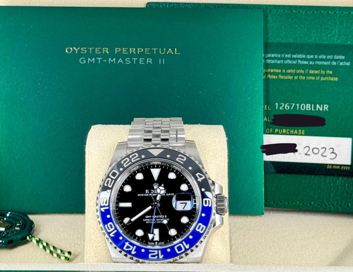 Rolex GMT-Master II Certified Batgirl 2023 Like New Jubille