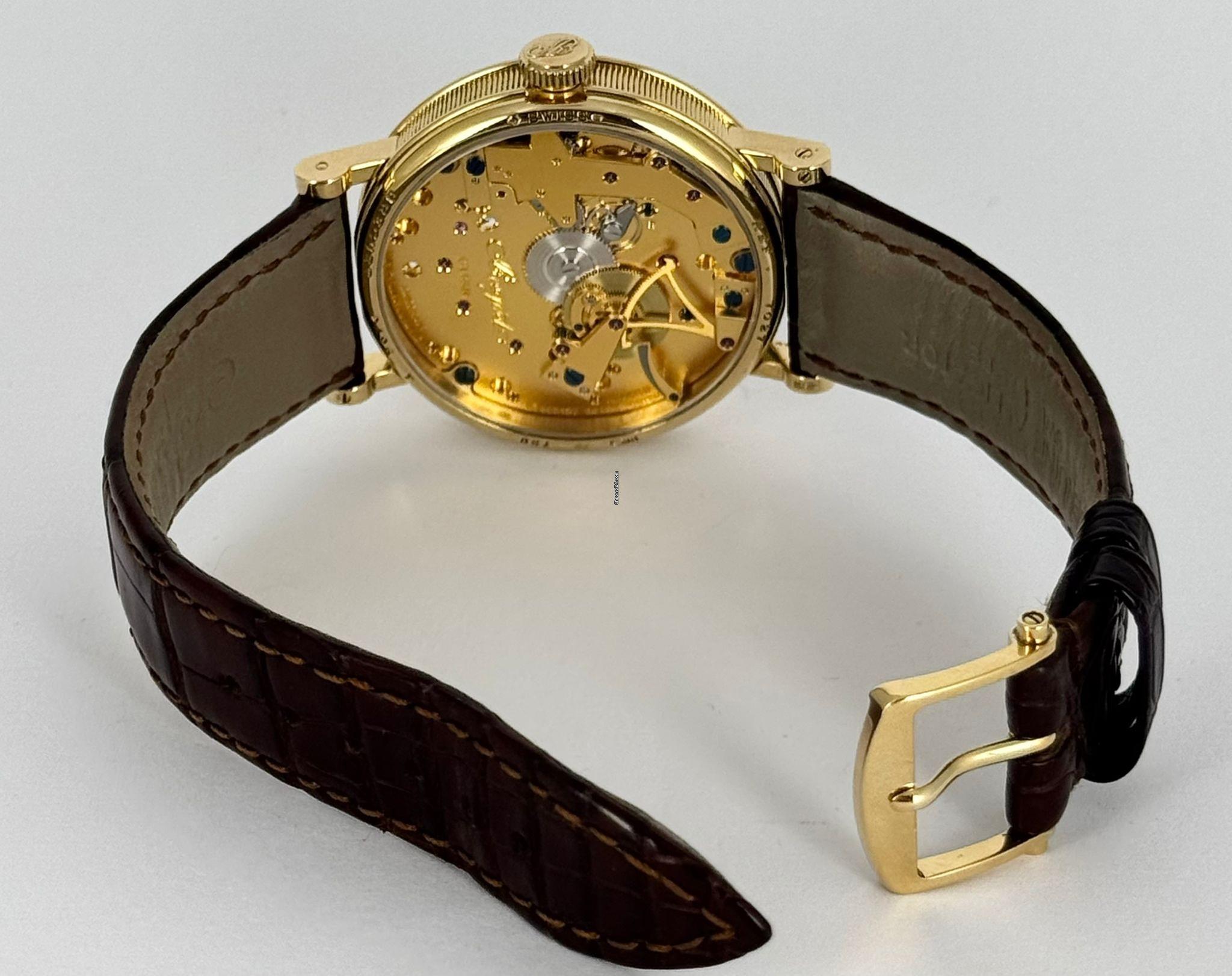 Breguet Tradition Certified 7020 BA Tradition Skeleton 18 kt Gelbgold mit Originalpapieren wie neu