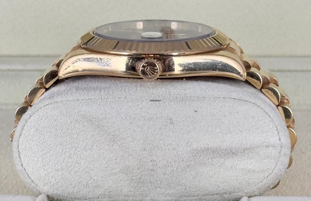 Day-Date II 41 mm Box & Papiere Wie neu Unpoliert