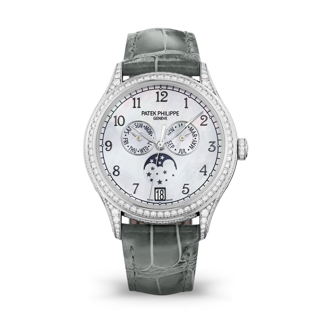 Complications Calatrava Annual Calendar, Moon phase Diamonds