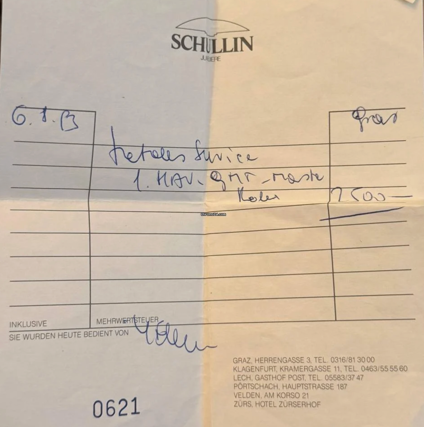 Rolex GMT-Master vom Erstbesitzer Seriennummer L Komplettset sehr guter Zustand + Originalrechnung