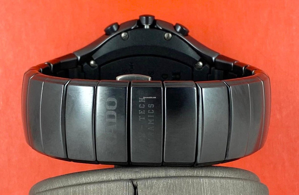 Rado Diastar True Black 44 mm Vollset Chronograph XL