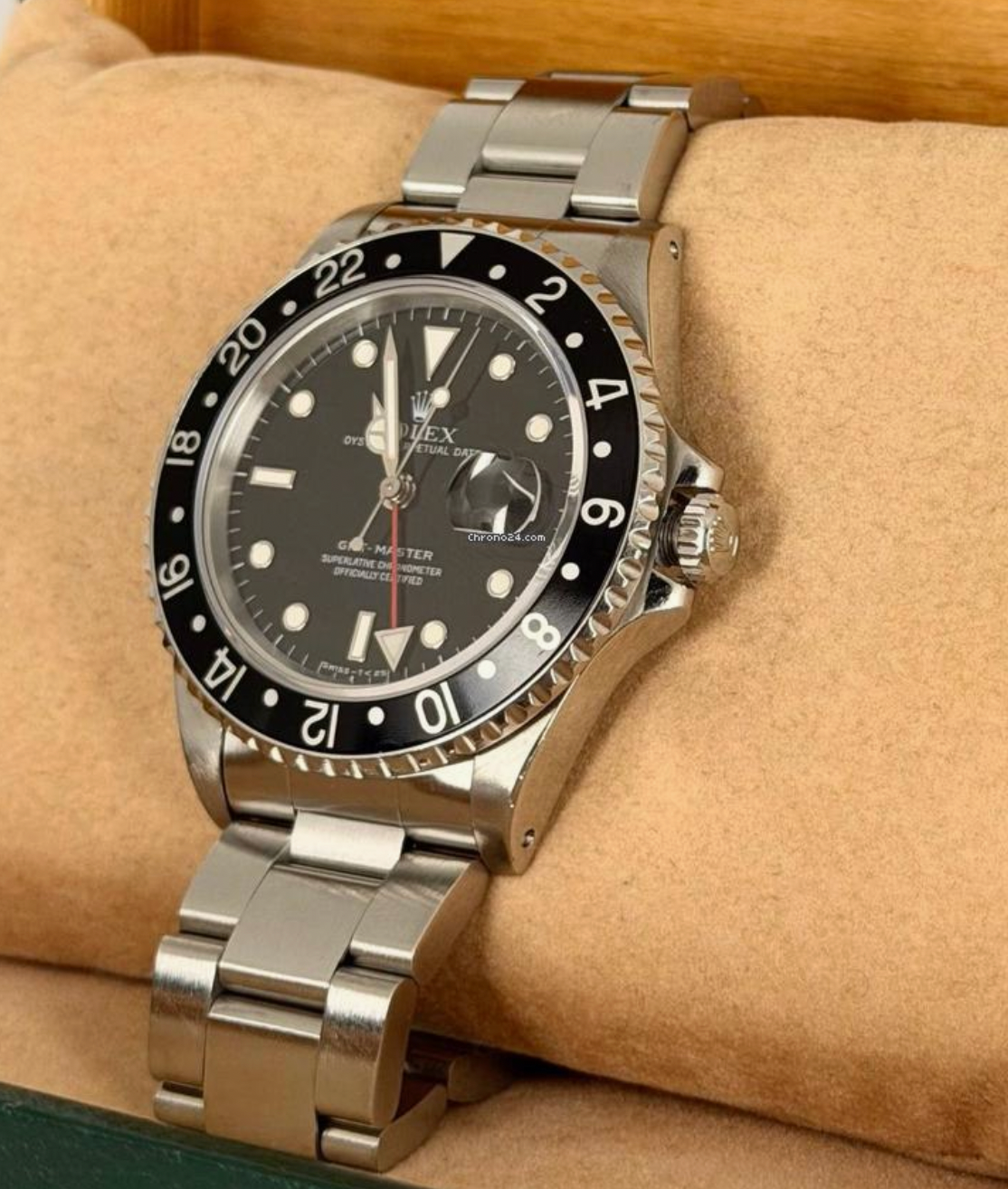 Rolex GMT-Master vom Erstbesitzer Seriennummer L Komplettset sehr guter Zustand + Originalrechnung