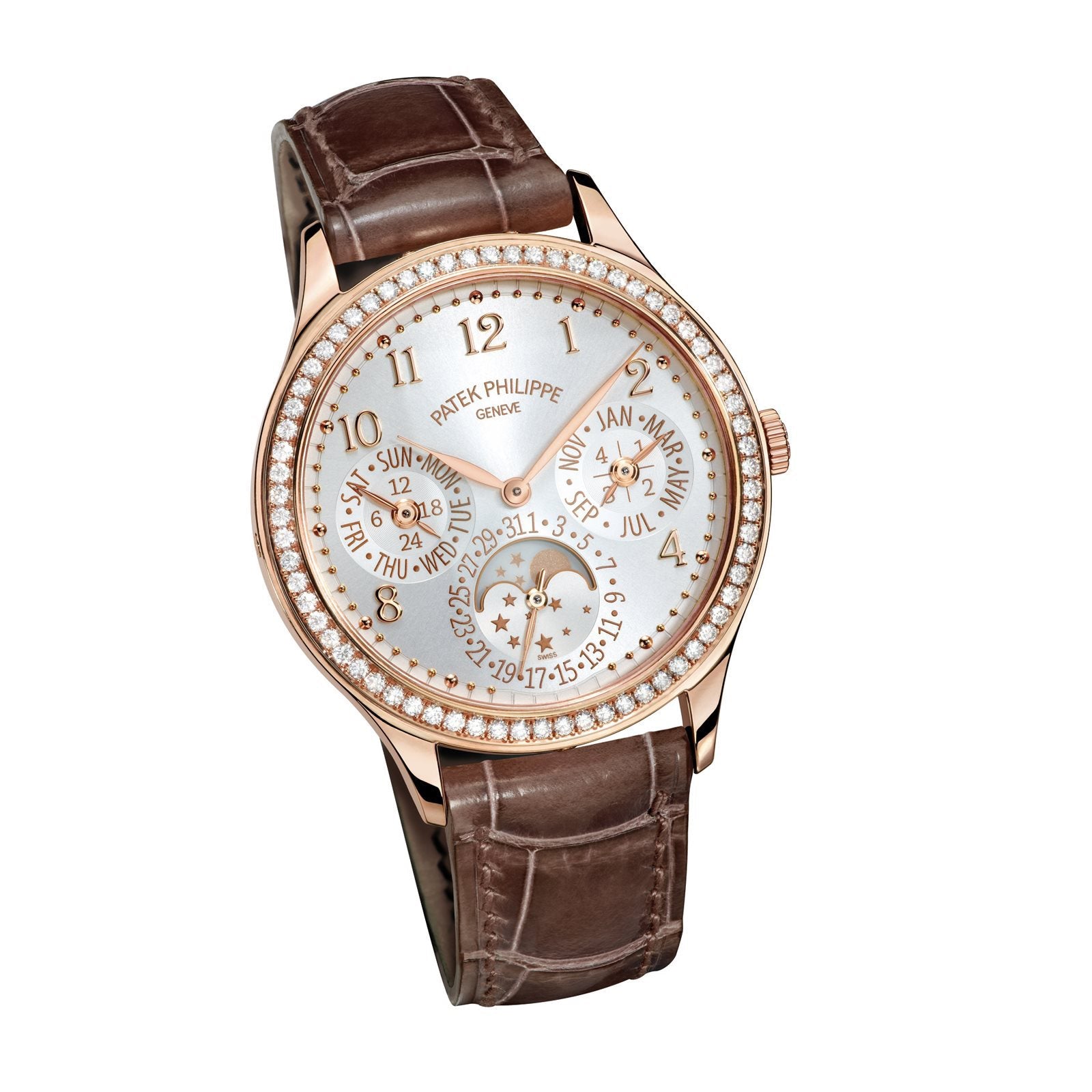 Große Komplikationen Ewiger Kalender mit Diamanten Roségold