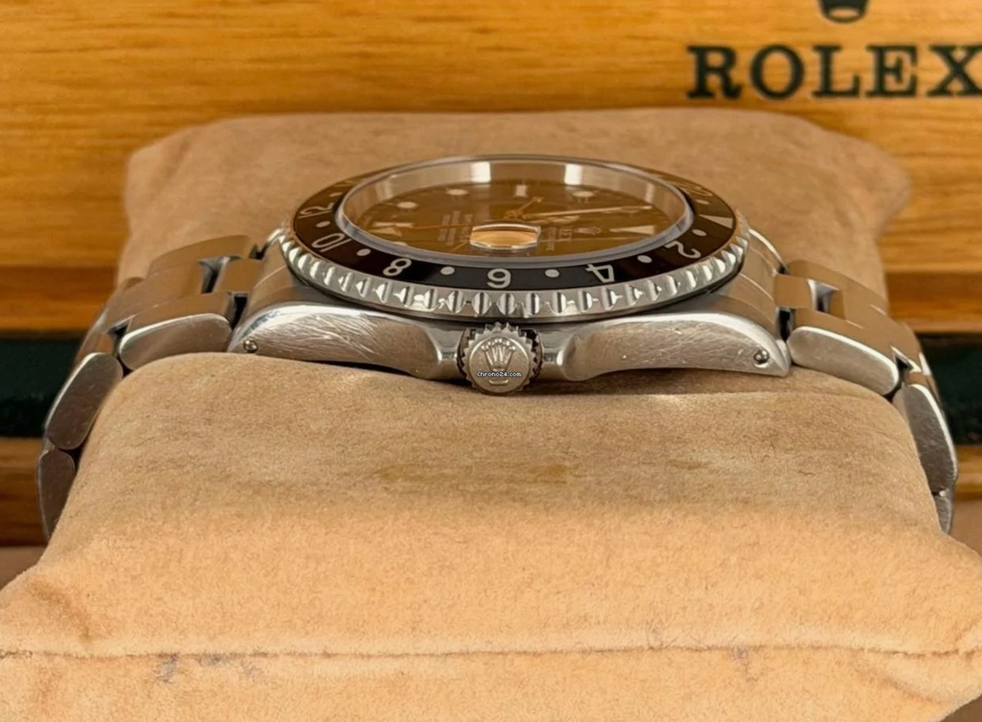 Rolex GMT-Master vom Erstbesitzer Seriennummer L Komplettset sehr guter Zustand + Originalrechnung