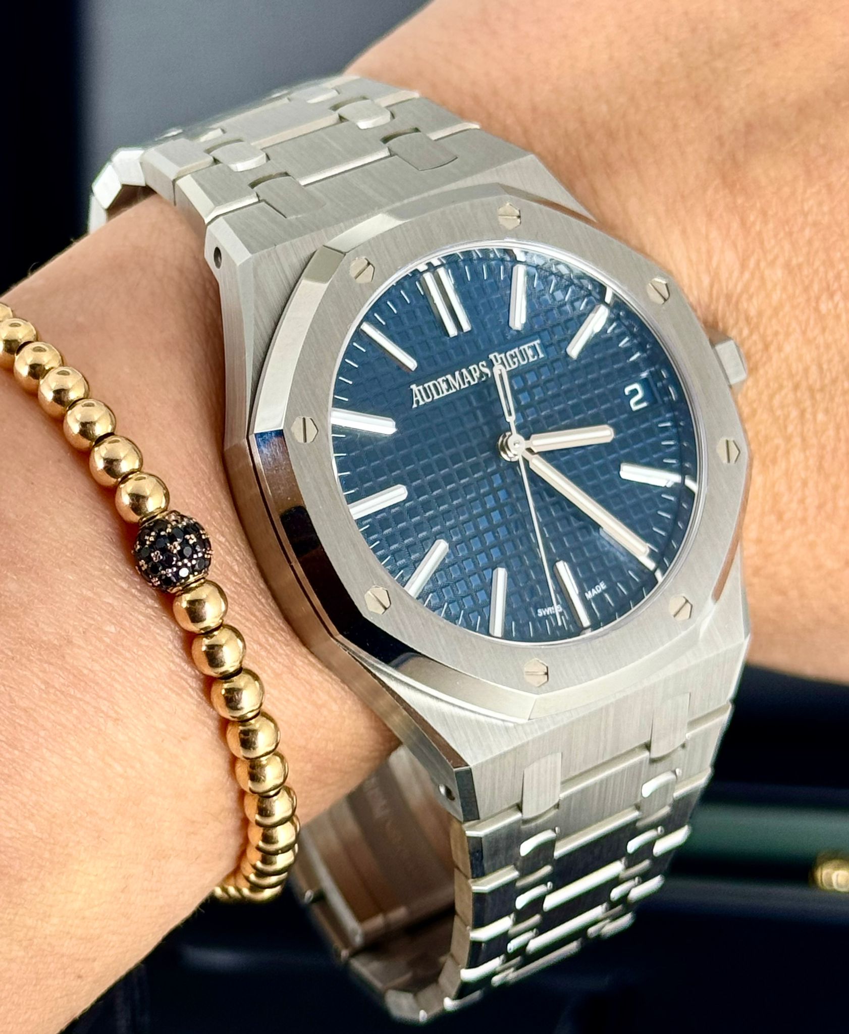 Audemars Piguet Royal Oak 41 mm 15510 Blau Neu