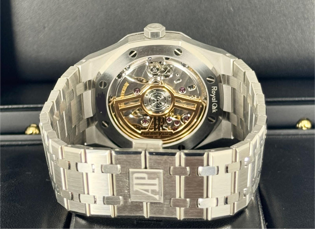 Audemars Piguet Royal Oak 41 mm 2024 Blaues Zifferblatt Neu
