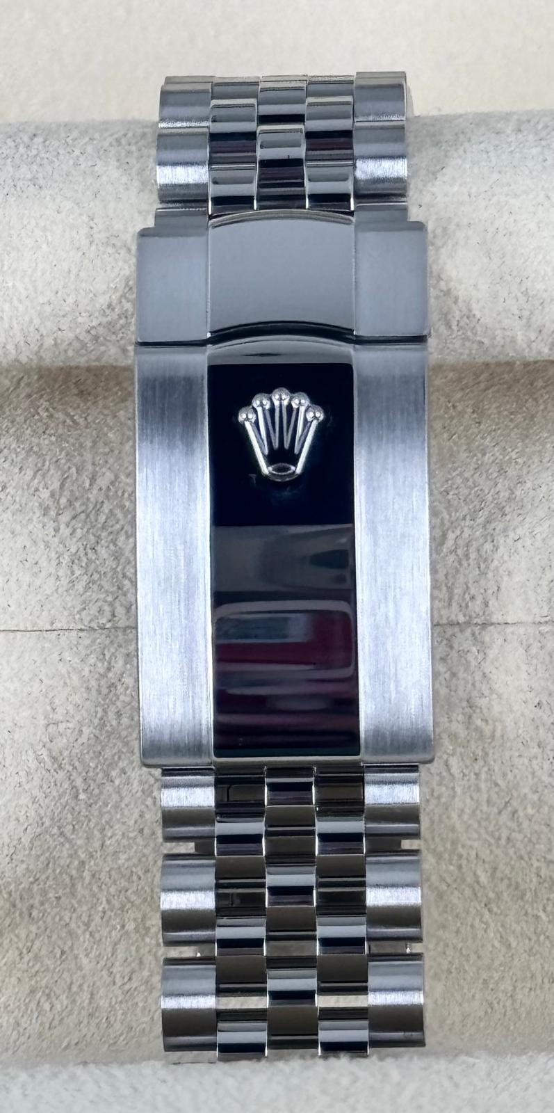 Rolex Datejust 36 Zertifiziert 18K Weißgoldlünette nach vollständigem Service 2021 Wie neu