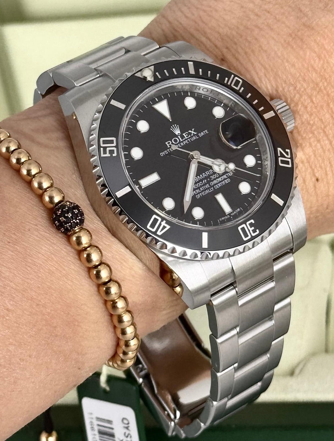 Rolex Submariner Date Certified BP 2013 Sehr guter Zustand Bester
