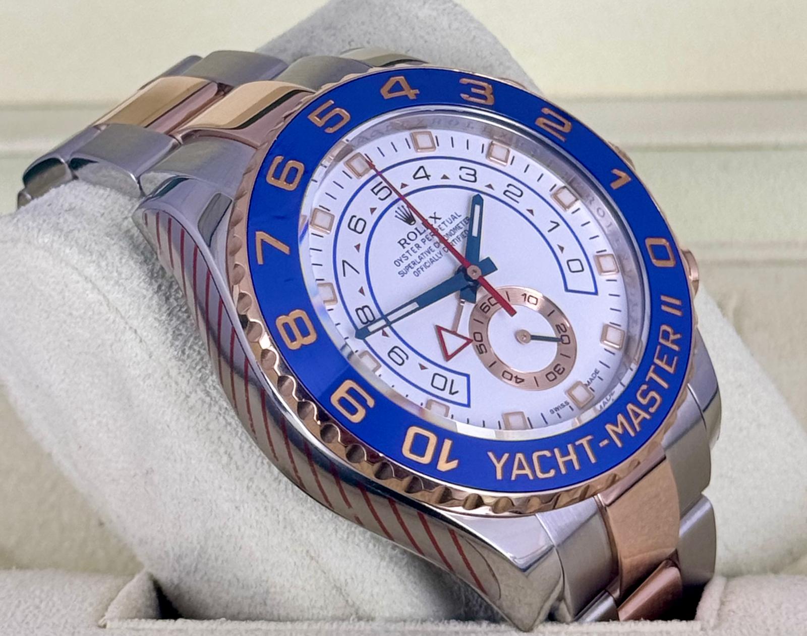 Yacht-Master II 44 mm Roségold, 2013, wie neu