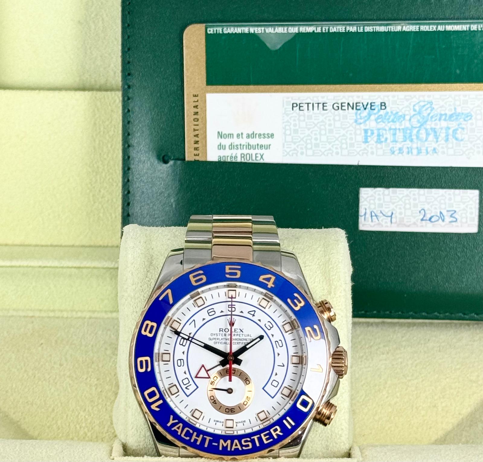 Yacht-Master II 44 mm Roségold, 2013, wie neu