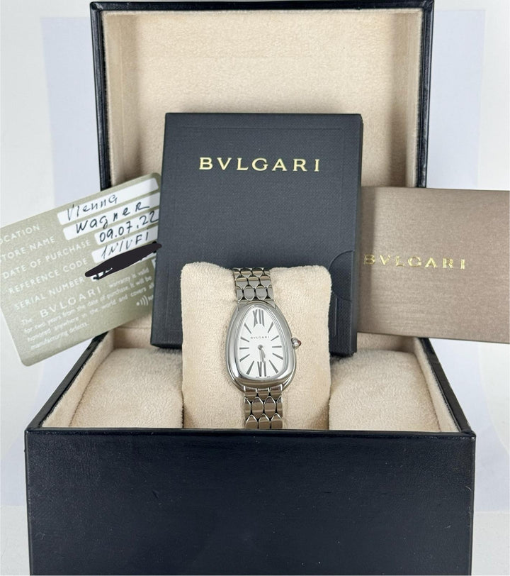 Bulgari Serpenti Seduttori Full Set 2022 Austrian Kit Never Polished Mint Used (Very good) | Year of production 2022 | Original box | Original papers