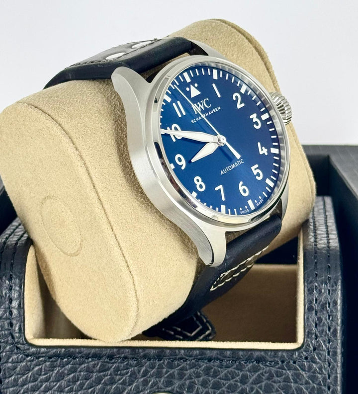 IWC Big Pilot Pilot's Watch 43 Blue Dial Full Set 2021 Used (Very good) | Year of production 2021 | Original box | Original papers