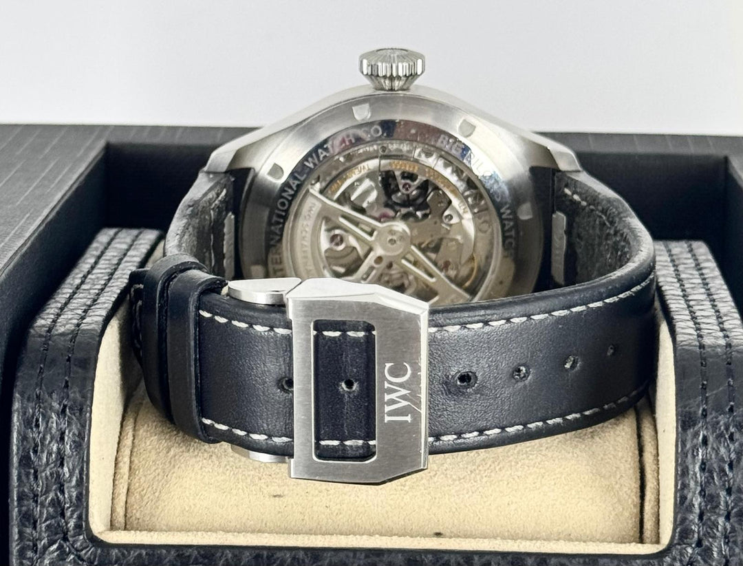 IWC Big Pilot Pilot's Watch 43 Blue Dial Full Set 2021 Used (Very good) | Year of production 2021 | Original box | Original papers