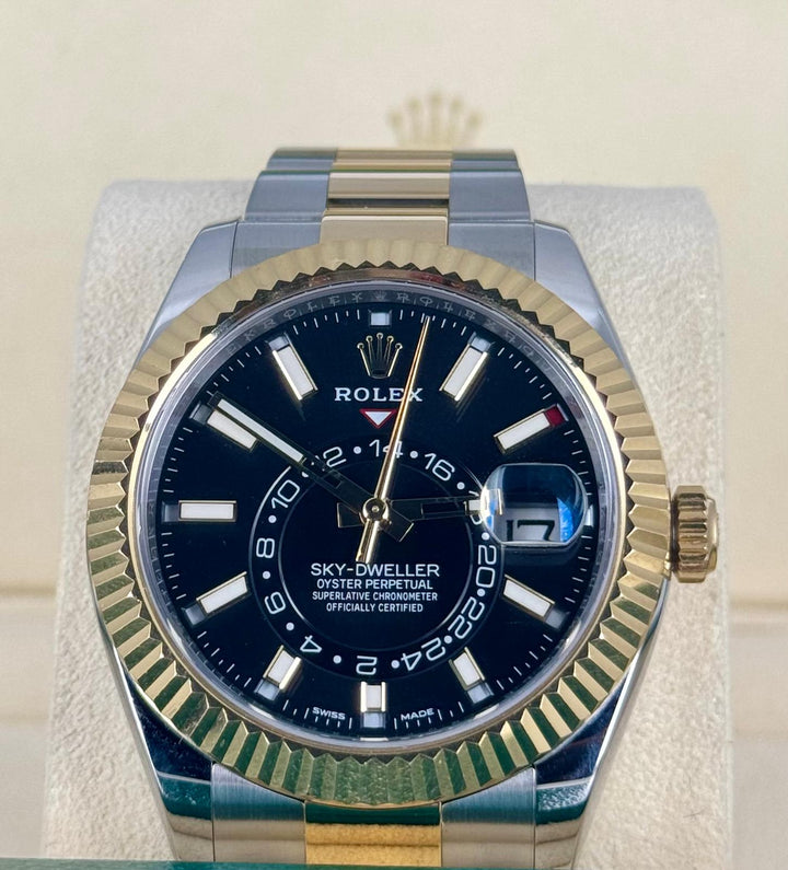 Rolex Sky-Dweller 42 mm Annual Calendar Box Papers Like New 2018 LC 150