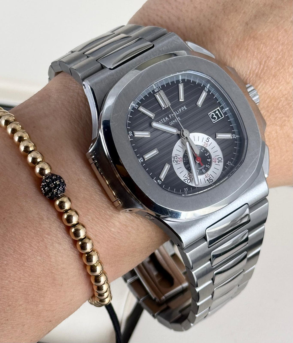 Patek Philippe Nautilus 5980/1A-014 | Schwarzes Zifferblatt Komplettset
