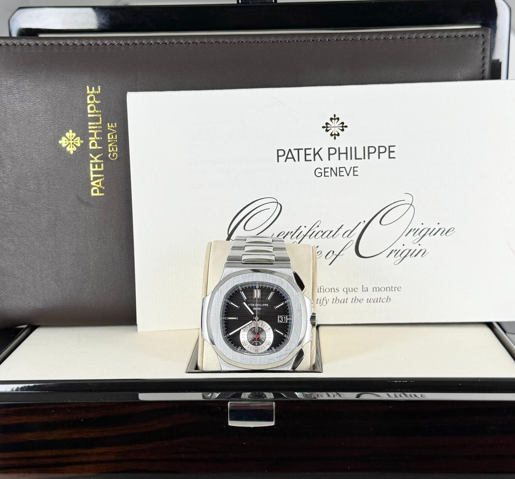 Patek Philippe Nautilus 5980/1A-014 | Schwarzes Zifferblatt Komplettset