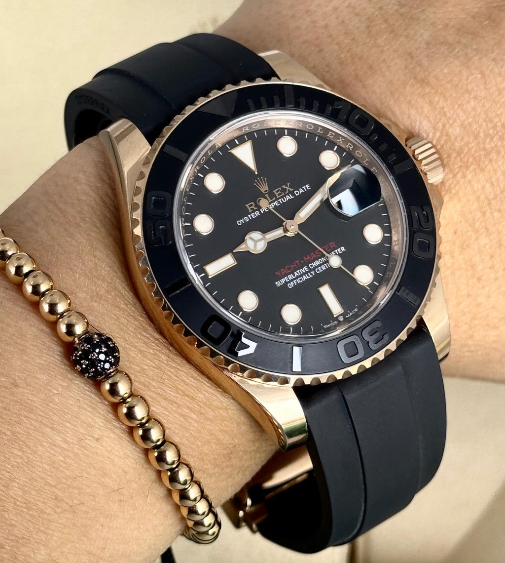 Rolex Yacht-Master 40 126655 Roségold Kautschuk