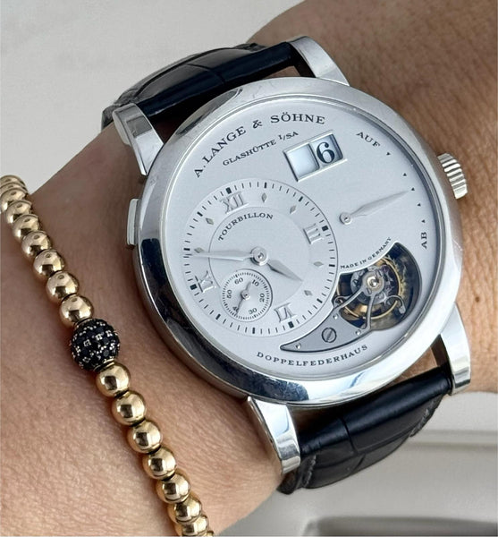 Lange Tourbillon Full Set First Purchase Invoice Unpolished