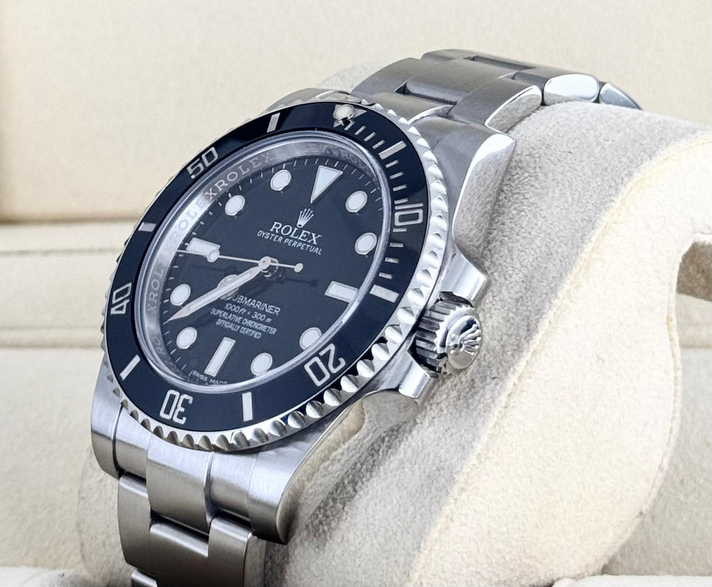Submariner (No Date) zertifiziert, 2014, Box und Papiere, wie neu