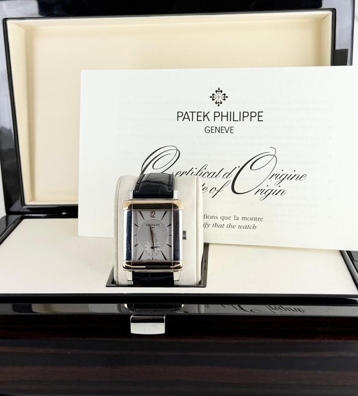 Patek Philippe Gondolo PLATINUM & ROSE GOLD Box and Papers Like New