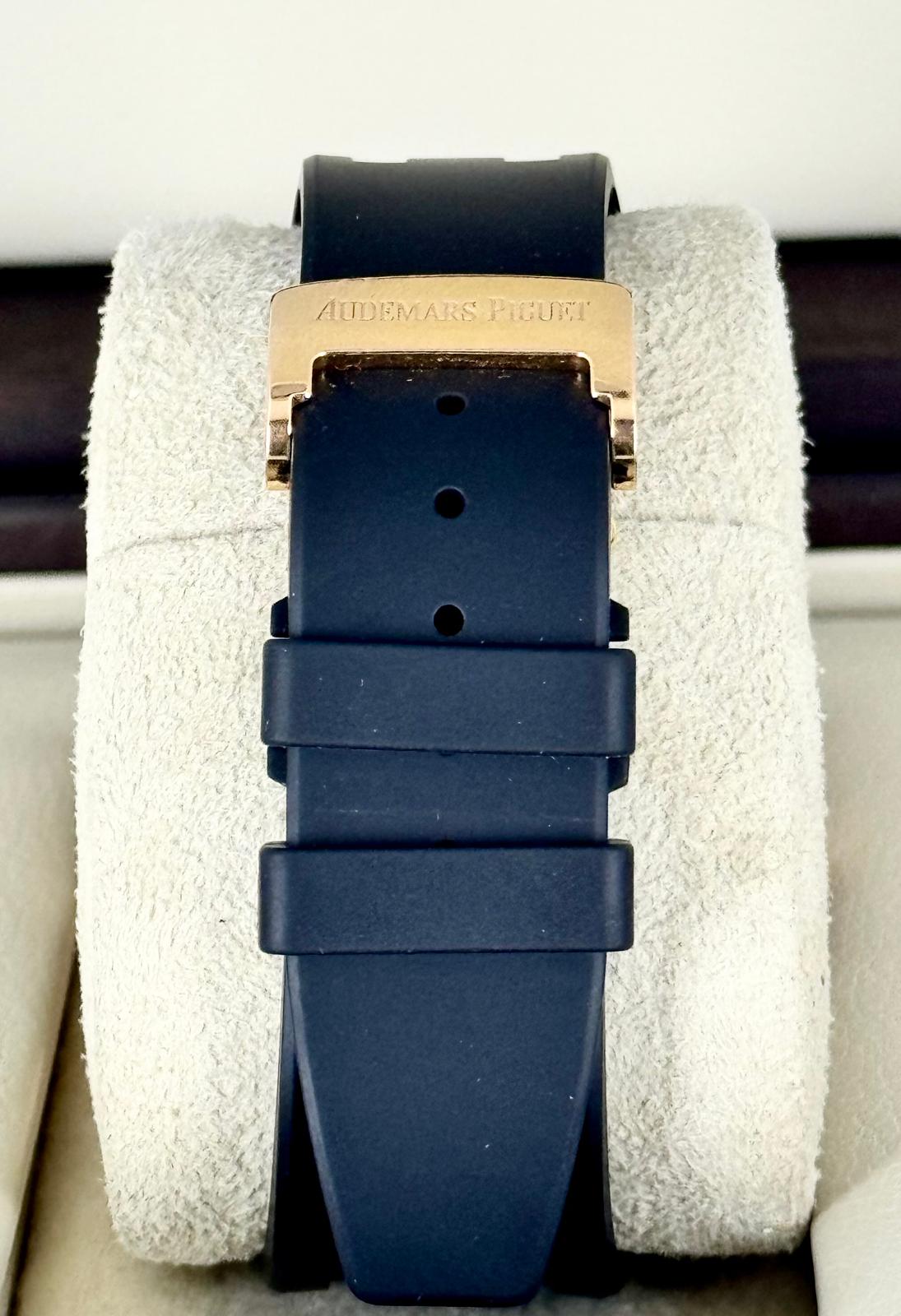 Royal Oak Automatik 41 mm aus Roségold mit Box, nie poliert