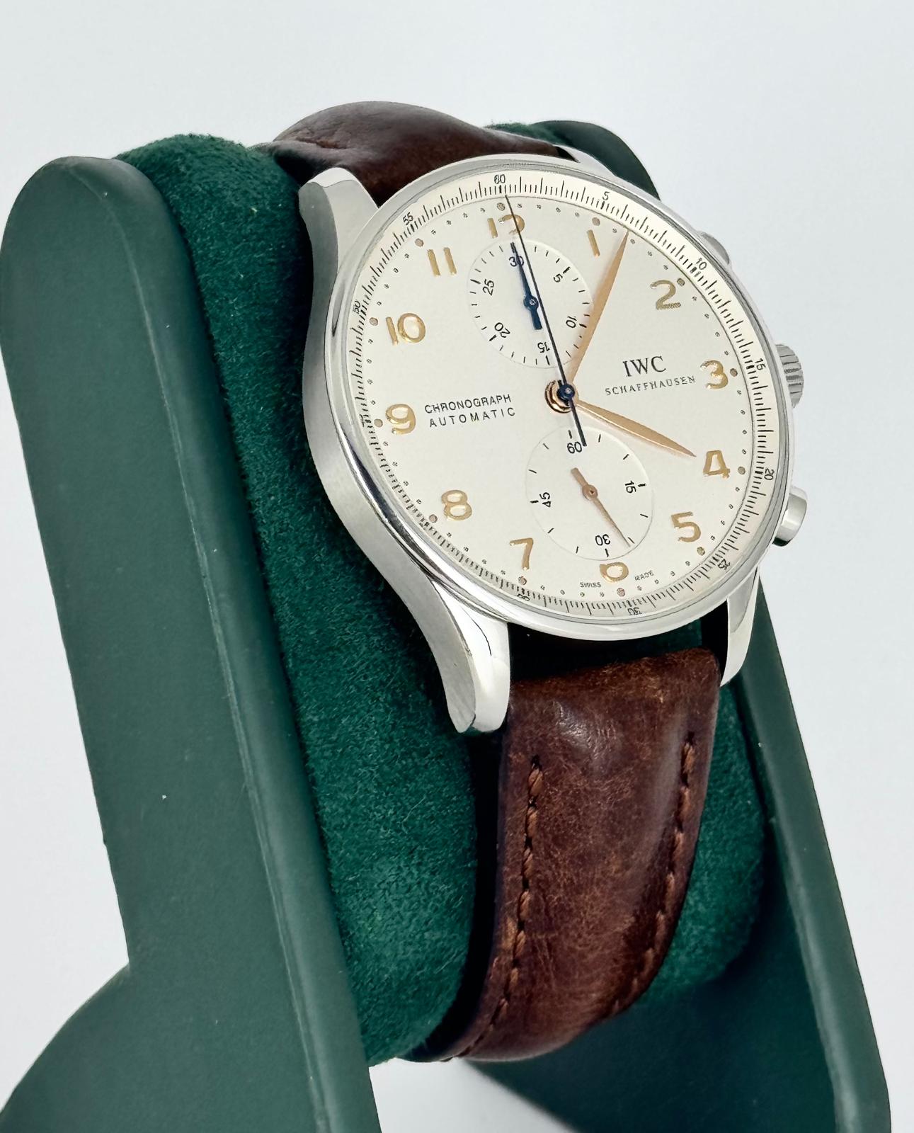 IWC Portuguese Chronograph mit Karte bester Preis