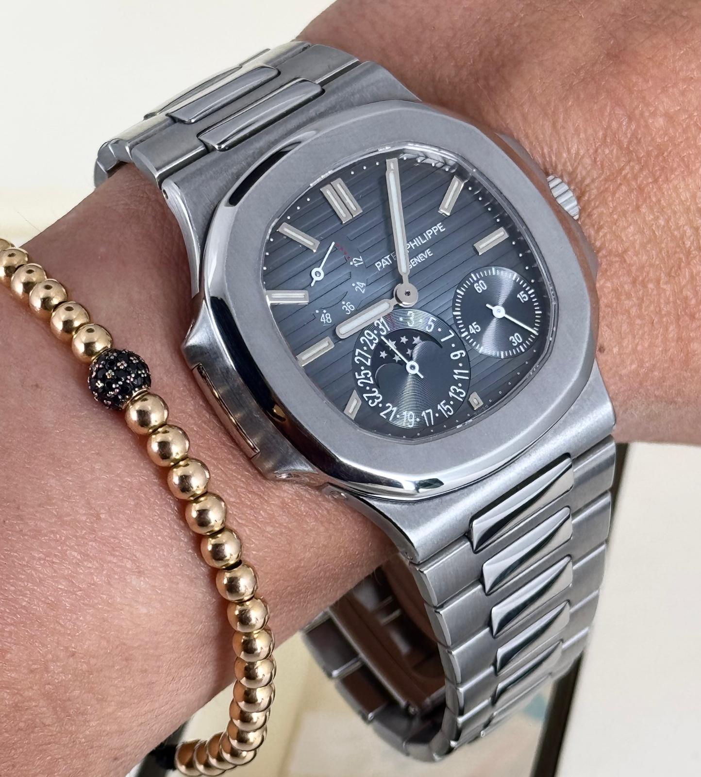Nautilus 5712 Stahl Wie neu Komplettset