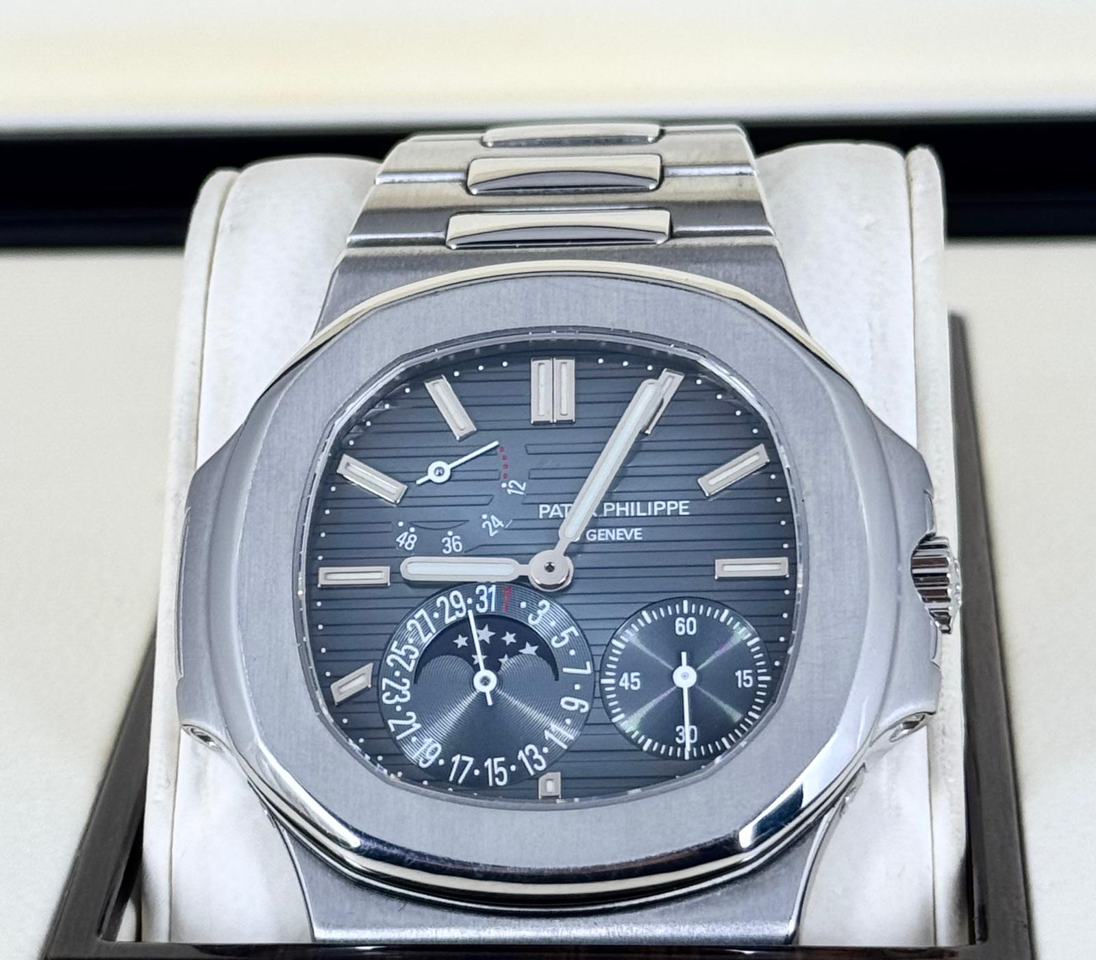 Nautilus 5712 Stahl Wie neu Komplettset