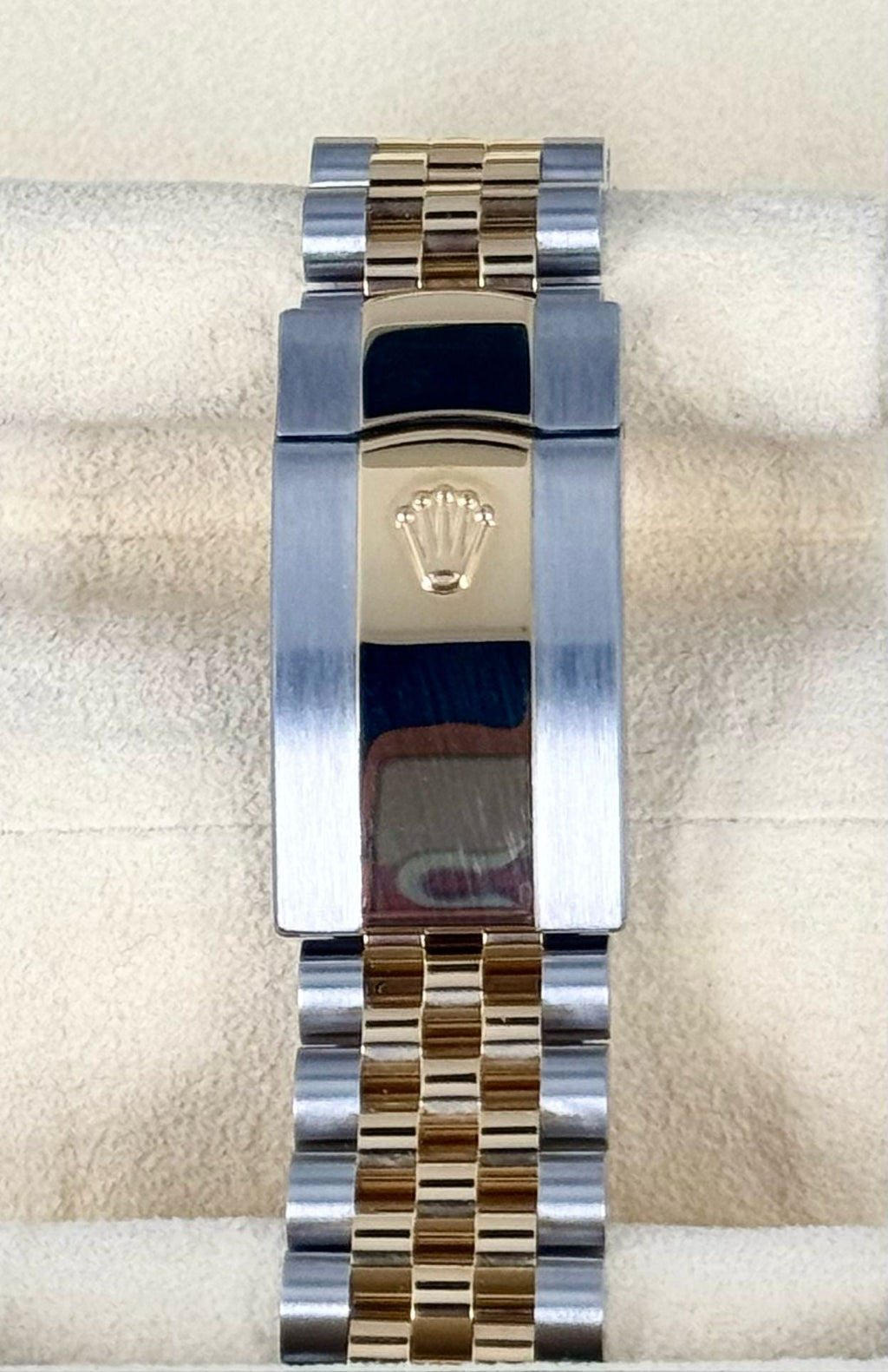 Datejust 41 Diamanten Schwarzes Zifferblatt Stahl und Gold 18K Wie neu