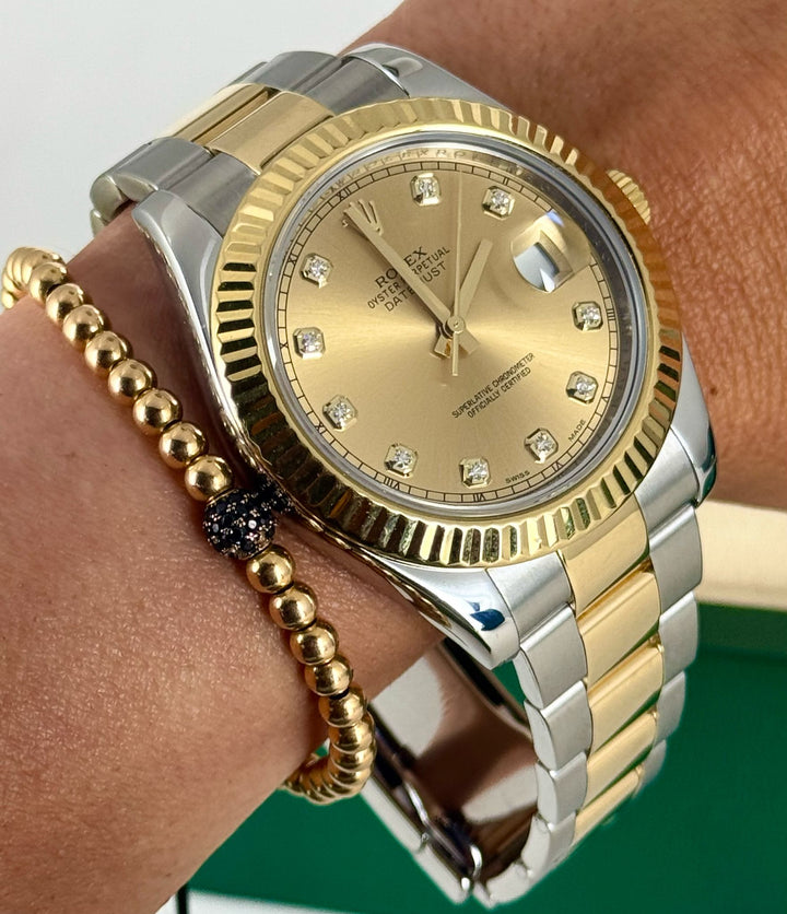 Datejust II Champagne Diamonds Dial 2012 After Service 04-2025