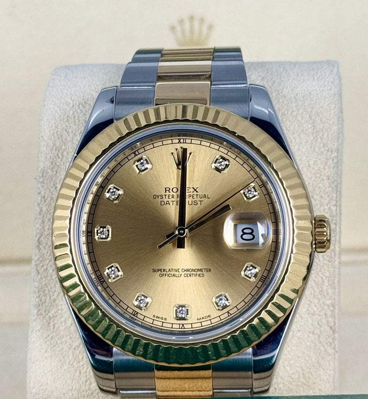 Datejust II Champagne Diamonds Dial 2012 After Service 04-2025