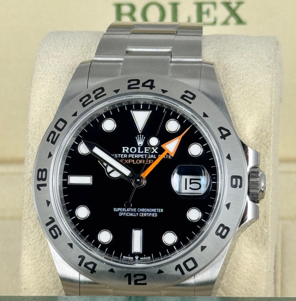 Explorer II Schwarzes Zifferblatt NEU