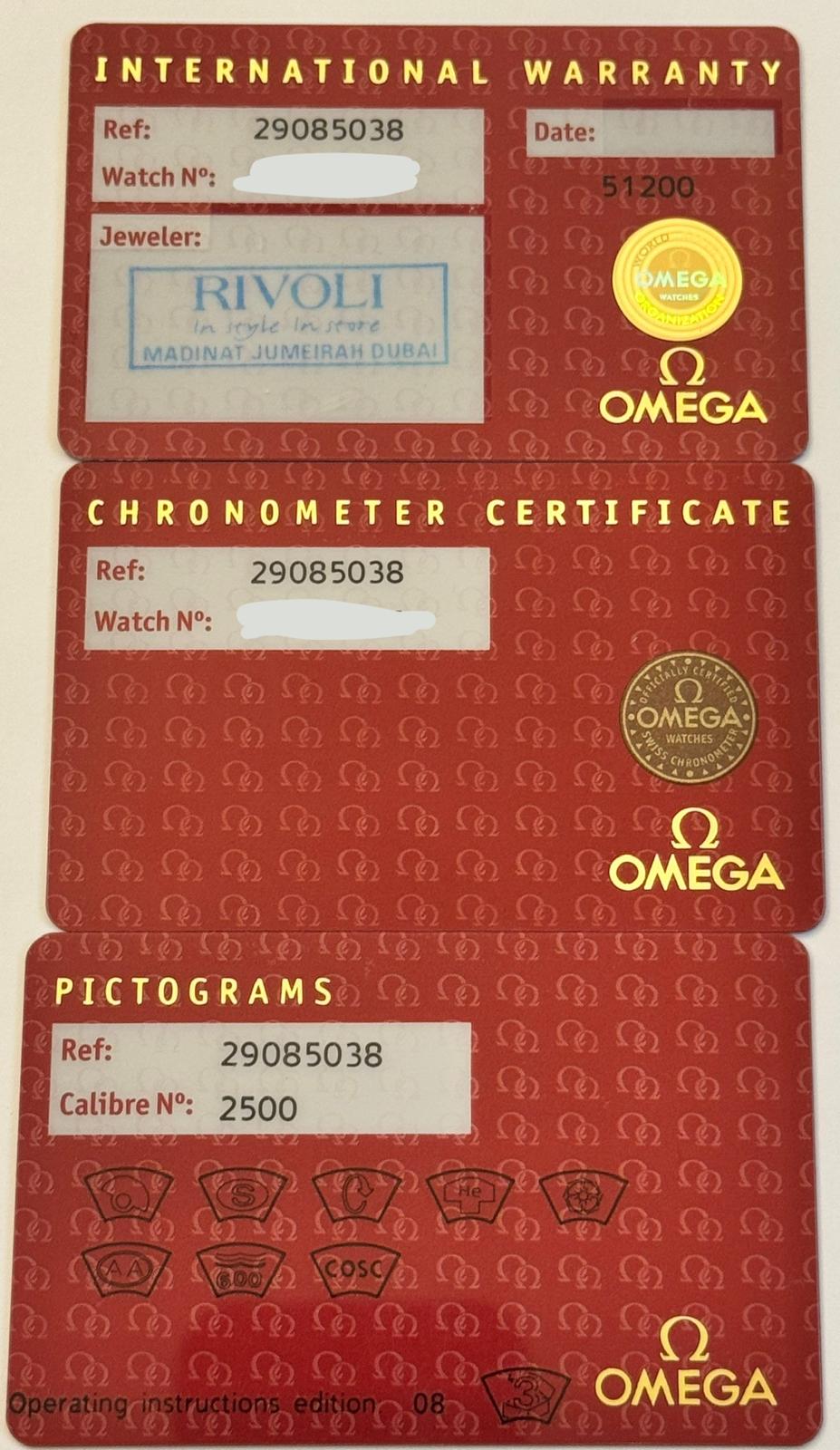 Seamaster Planet Ocean Box And Papers