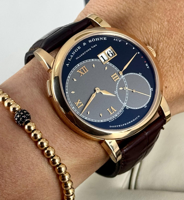 A. Lange & Söhne Grand Lange 1 With Lange & Sohne Certifacte Of Authenticty And Original Box