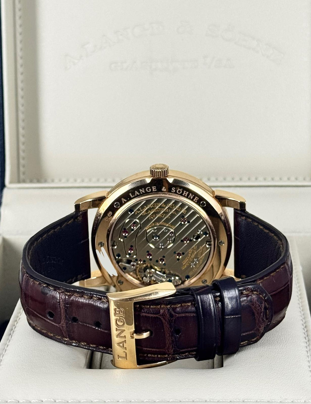 A. Lange & Söhne Grand Lange 1 With Lange & Sohne Certifacte Of Authenticty And Original Box