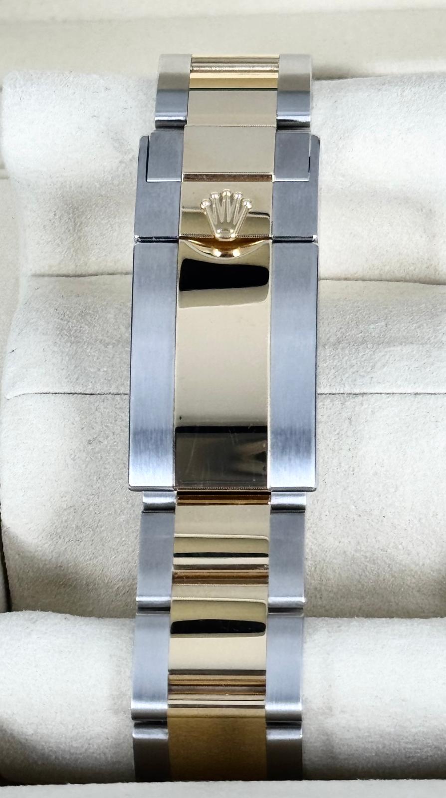 Daytona Stahl und Gold 18K NEU Komplettset